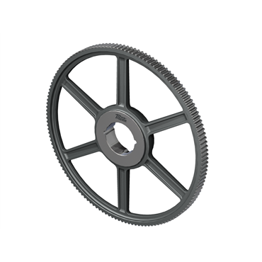 Synchronous Sheave; 14 mm Belt Pitch; 126 Teeth; 20 mm Belt Width; Taper Lock Bushed